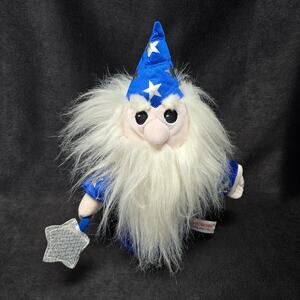 Aurora Merlin Wizard Star Wand Plush Hand Puppet